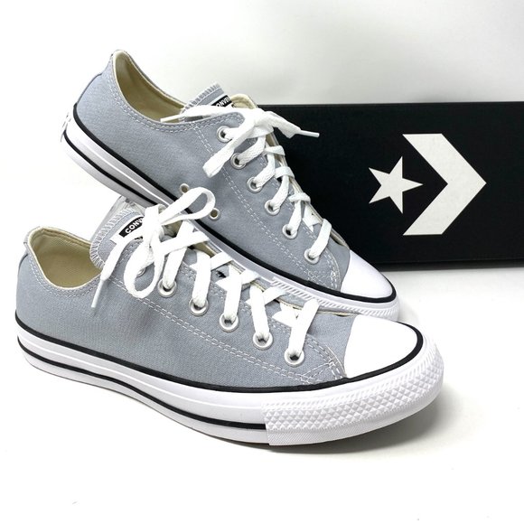 🍃March Sale🍃 Converse CTAS OX Canvas Wolf Gray Low Sneaker Men's Size 166710F - Picture 8 of 10